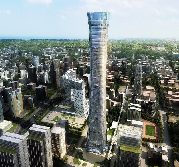 人生就是博中标北京第一高528米中国尊  创立行业“第一高”大满贯纪录