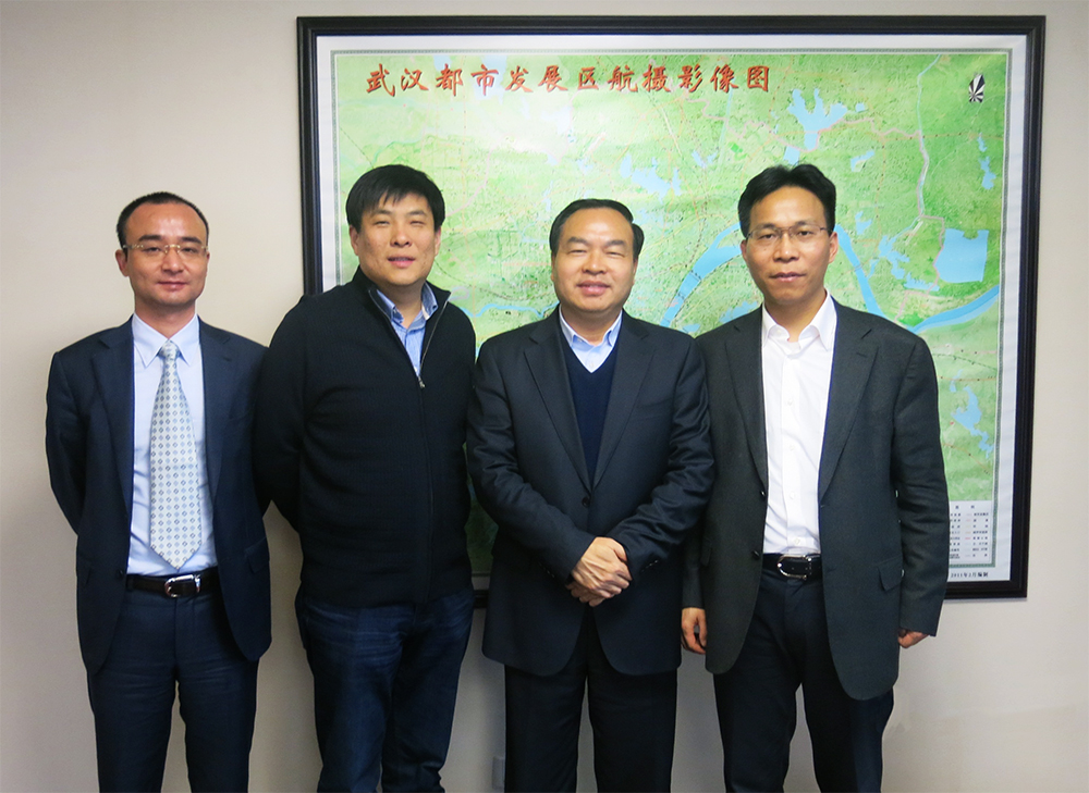 人生就是博建设集团刘载望董事长一行赴汉投资考察 武汉市委副书记、市长唐良智亲热会见